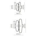Sira Wall and Ceiling Light