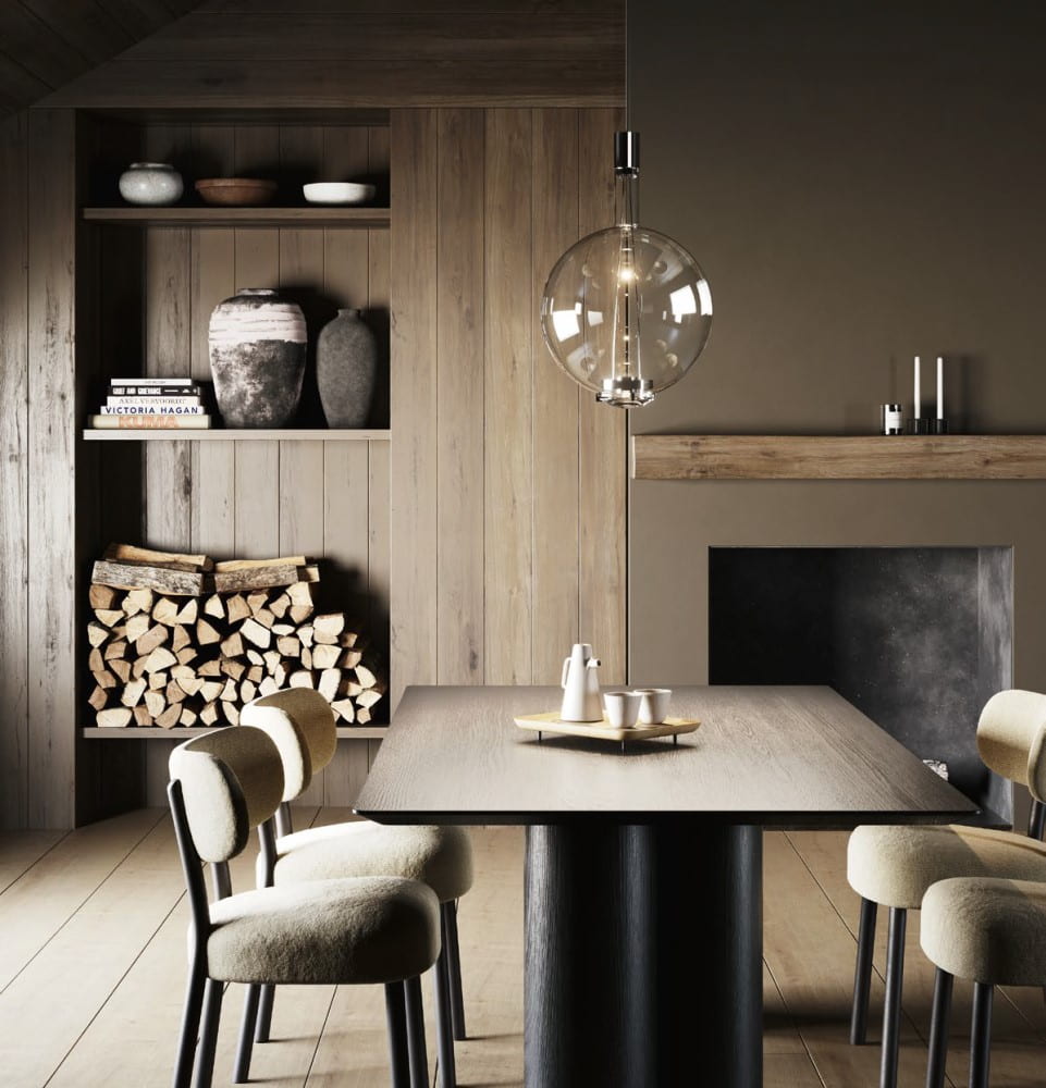 Sky-Fall Round Suspension Lamp