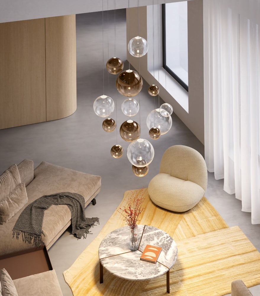 Random Solo Suspension Lamp