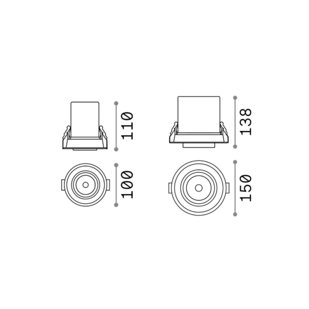 Nova Recessed Ceiling Light