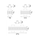 Lika Trimless Ceiling Recessed Light