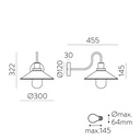 Tours Wall Light
