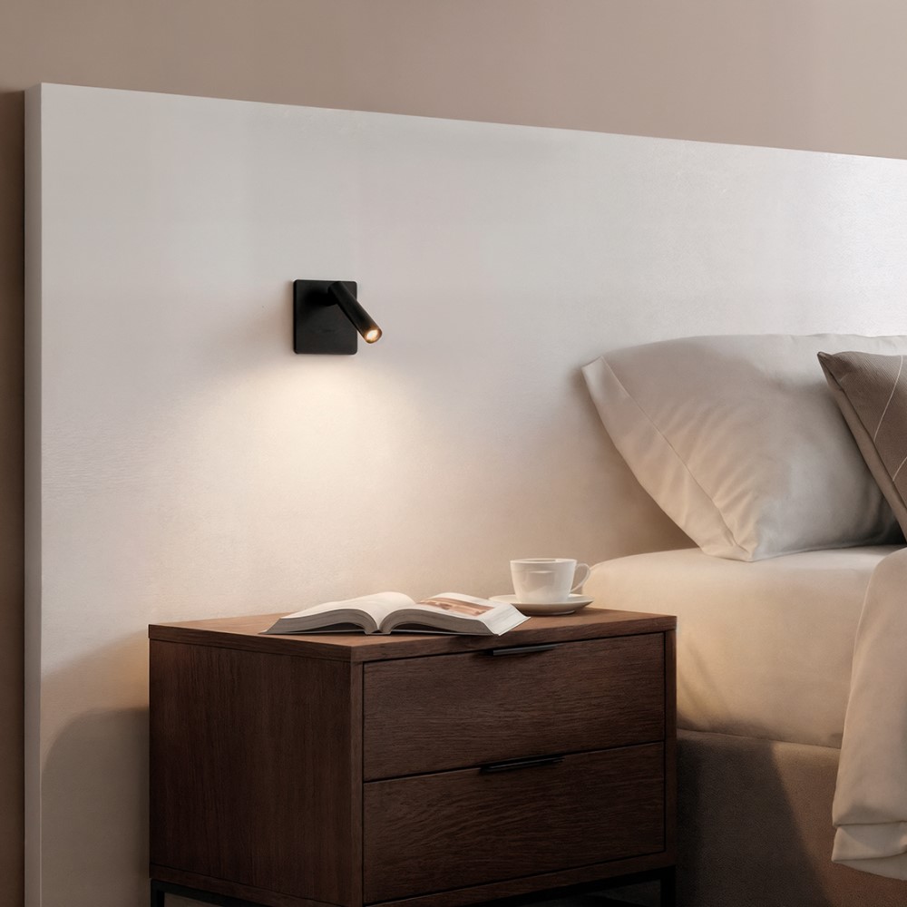 Atria Mini Square Recessed Wall Light