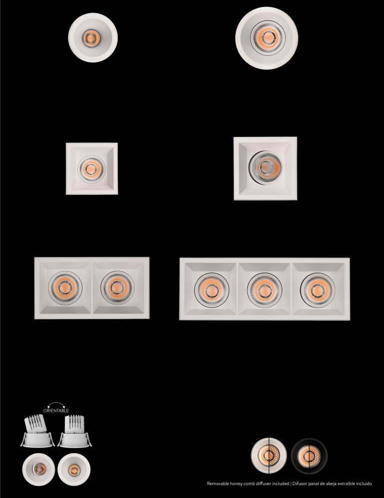 Move Circular Recessed Ceiling Light