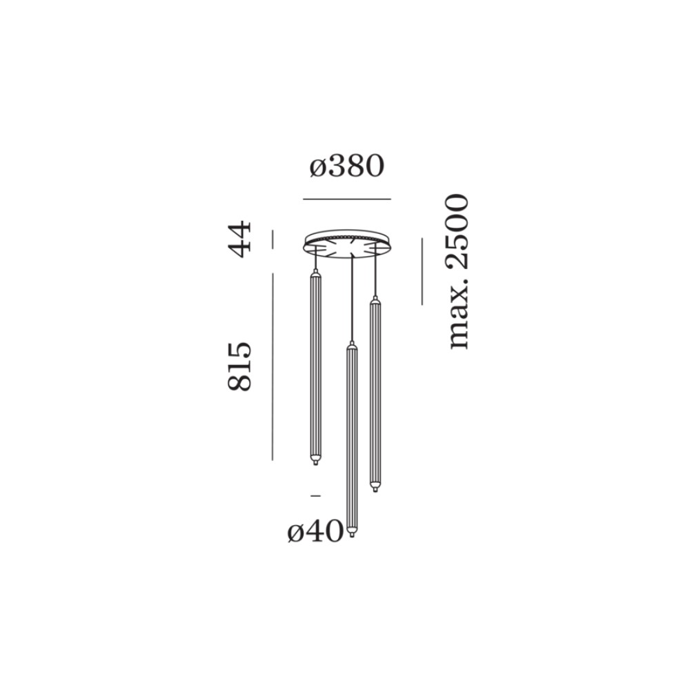 Flyra Vertical 3.1 Suspension Lamp