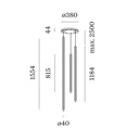 Flyra Vertical 3.3 Suspension Lamp