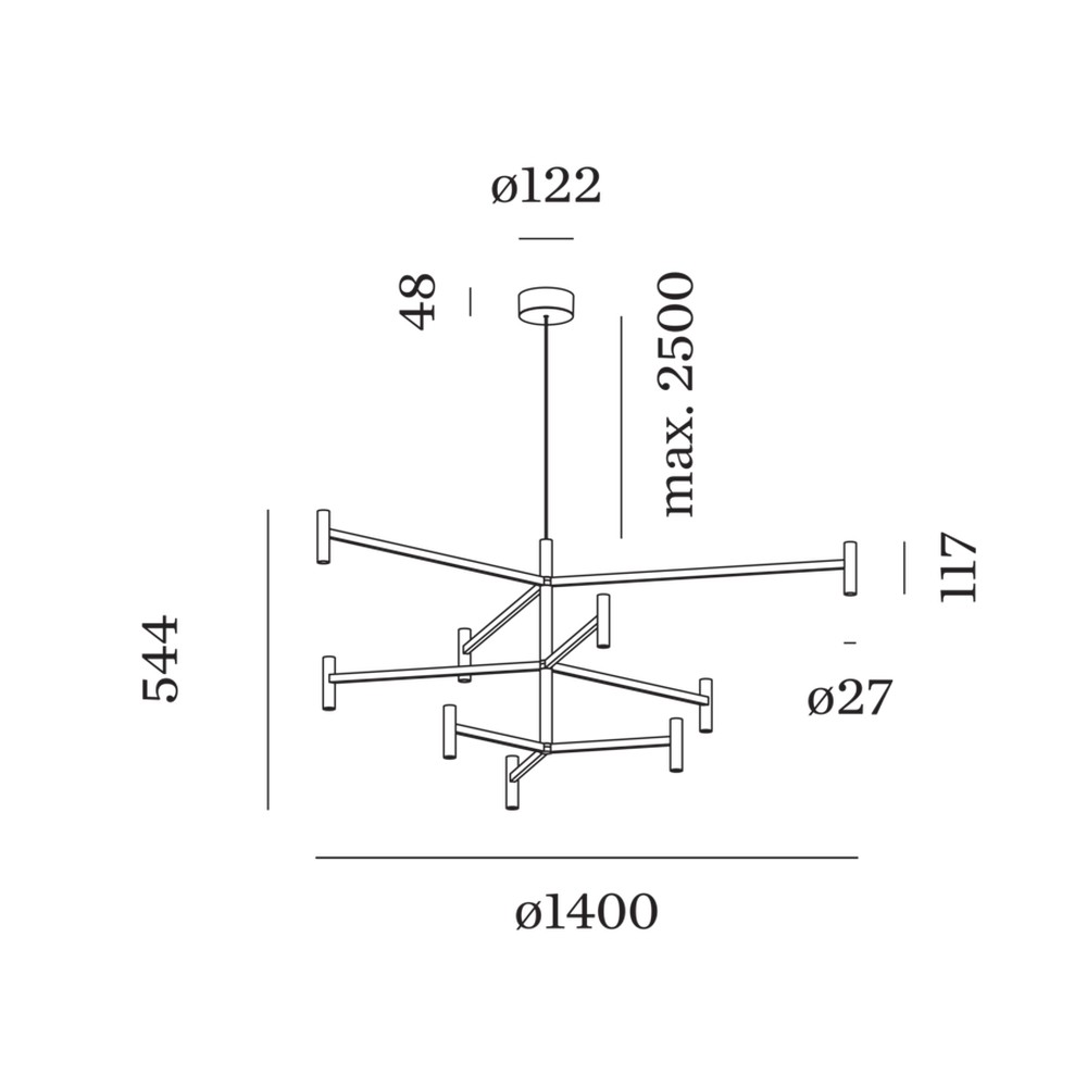 Match Lusta 3.2.1 Suspension Lamp