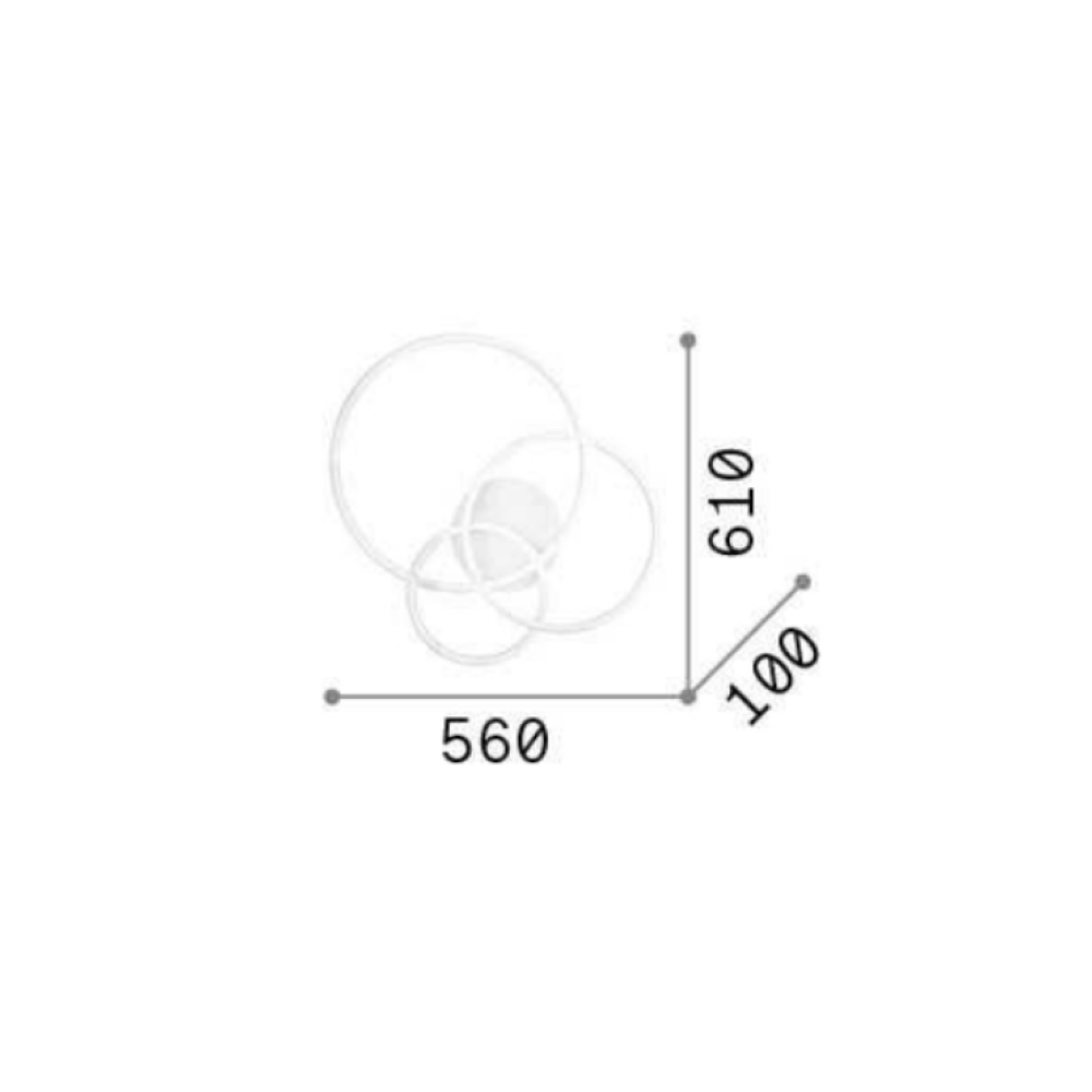 Frame Circle Ceiling Light