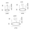 Kujo Suspension Lamp