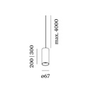Ray PAR16 Suspension Lamp