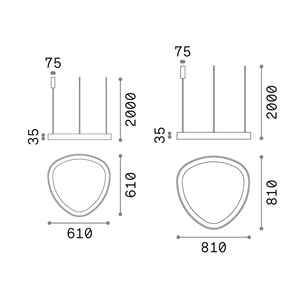 Gemini Suspension Lamp