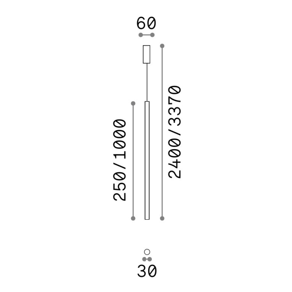 Look LED D30 Suspension Lamp