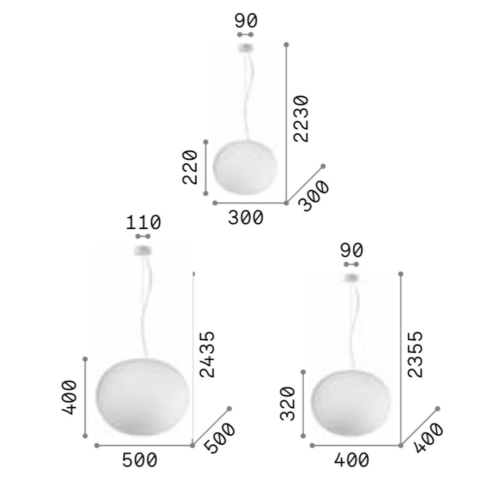 Cotton Suspension Lamp
