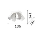 Dynamite Square Ceiling Light