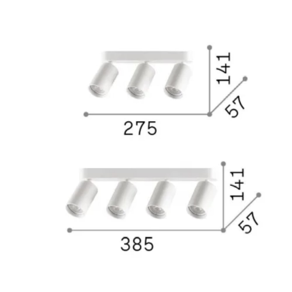 Dynamite Round Linear Ceiling Light