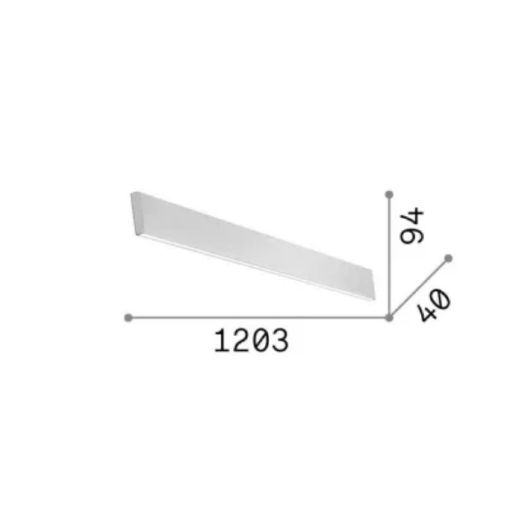 Steel Mono-emission Wall Light