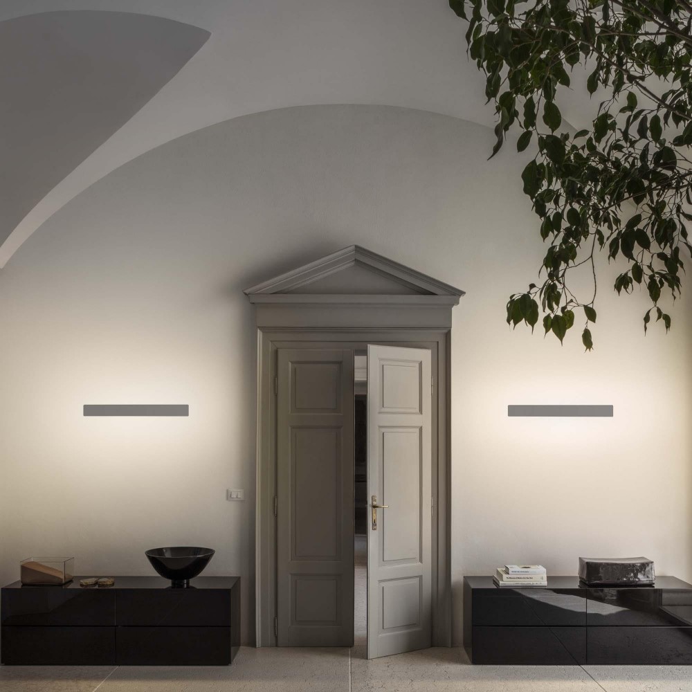 Zig Zag Round Wall Light