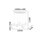 MAPA BIANCO Suspension Lamp