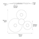 Bugia Mega Ceiling Light