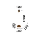 Folk Suspension Lamp