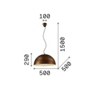 Folk Suspension Lamp