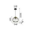 Mint Suspension Lamp
