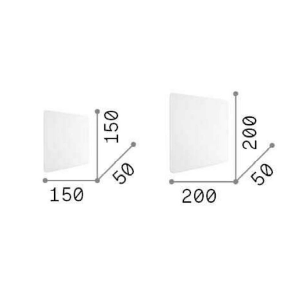 Cover Square Wall Light