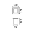 Park Square Exterior in-ground Light