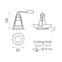 Winka Recessed Ceiling Light