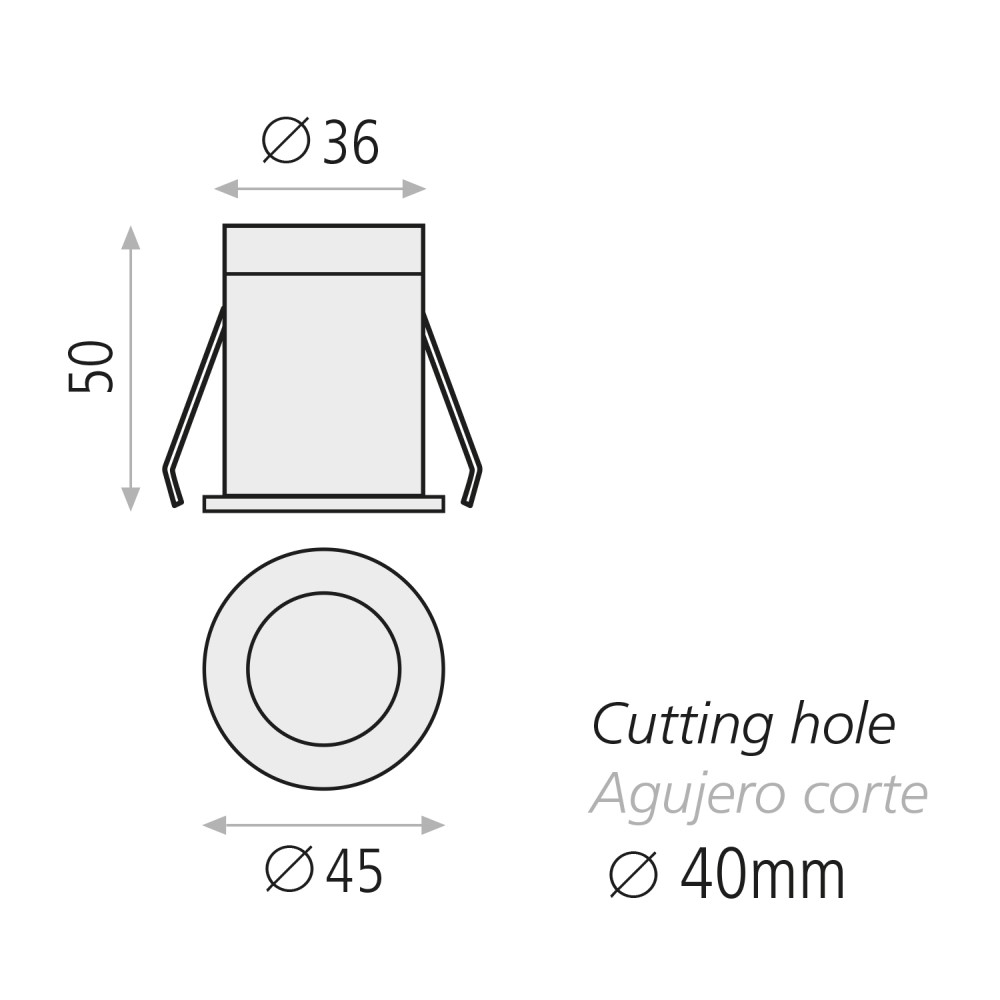 Dot Recessed Ceiling Light