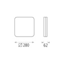 Square Ceiling Light