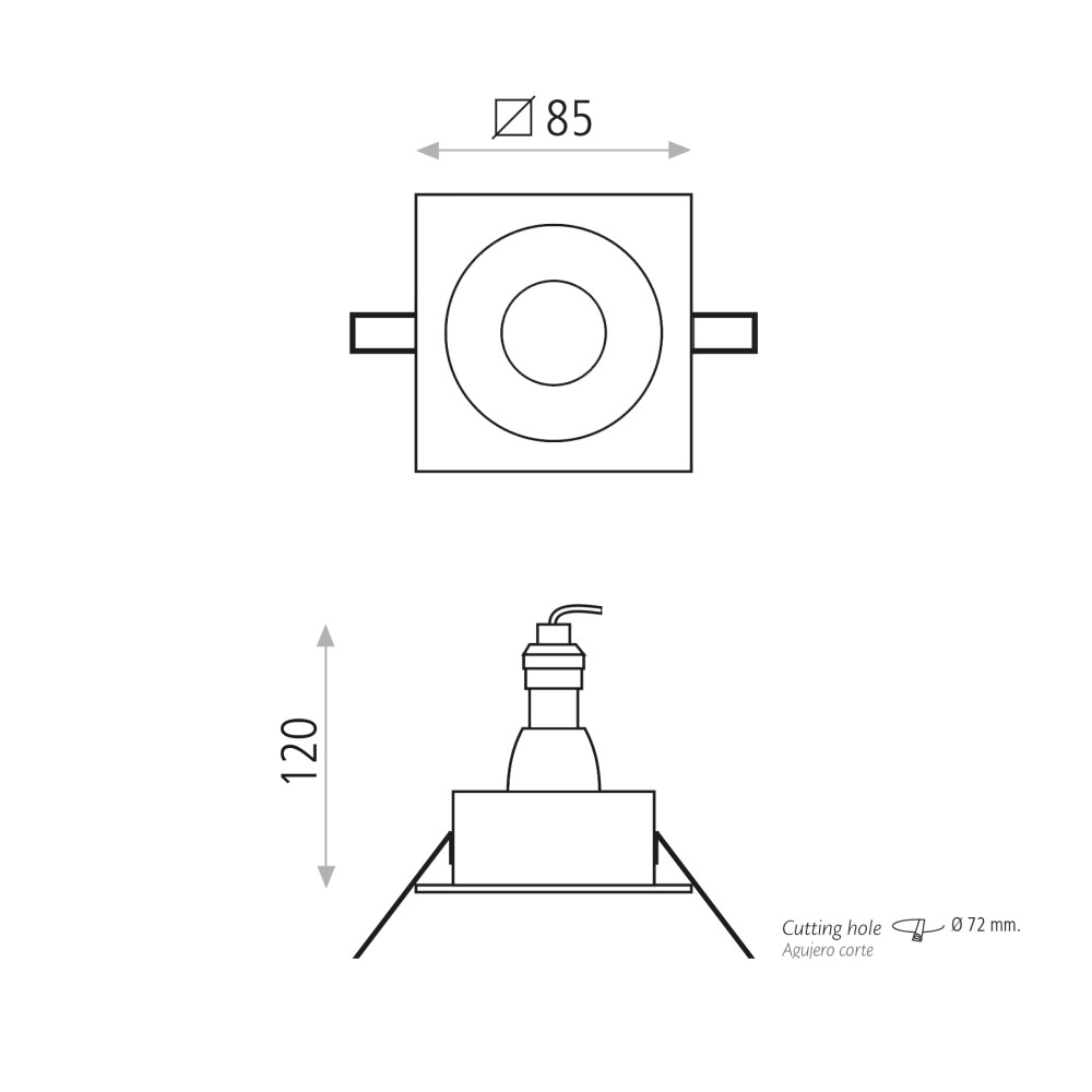 Velt Recessed Ceiling Light