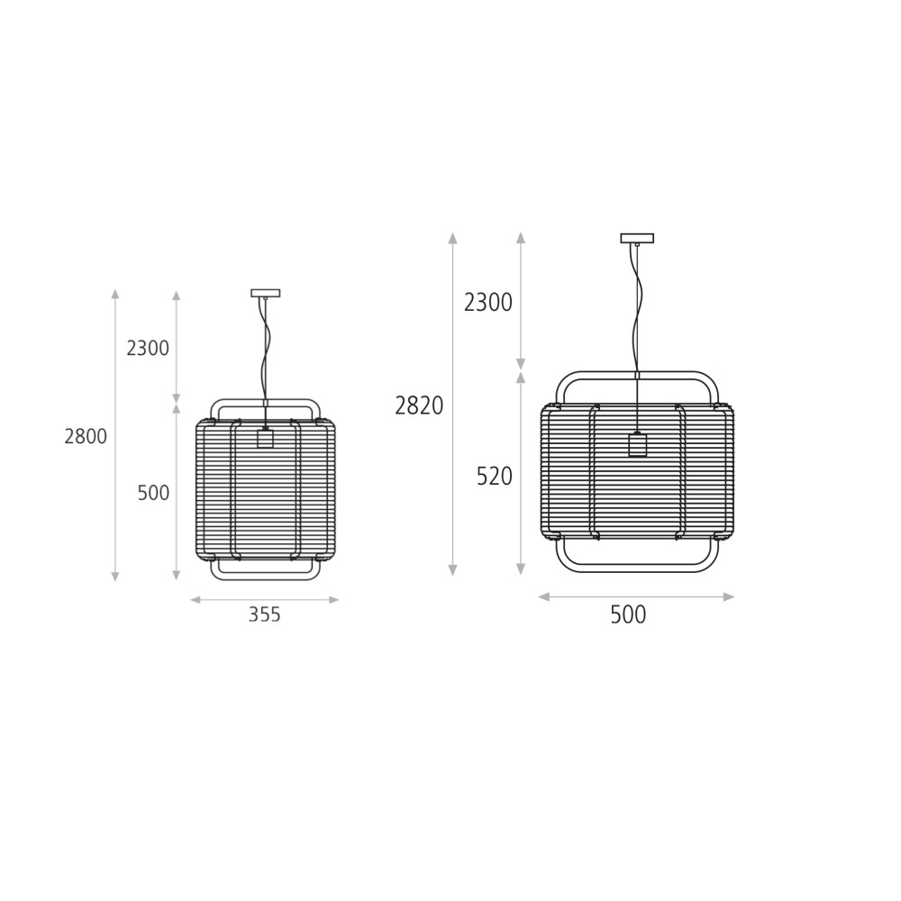 Corda Suspension Lamp