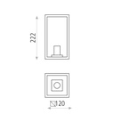Cube Outdoor Wall Light