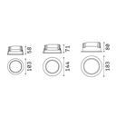 Basic Wide Recessed Ceiling Light