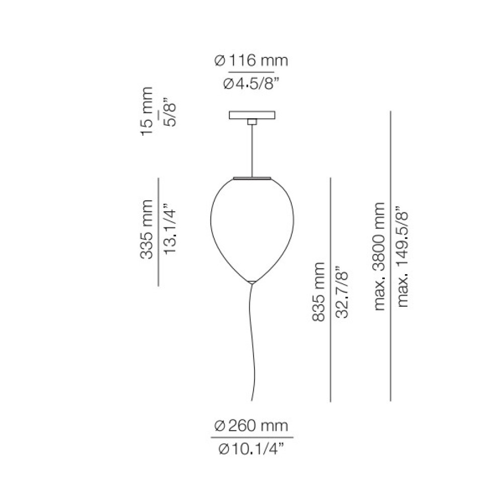 balloon T-3055S White - White canopy