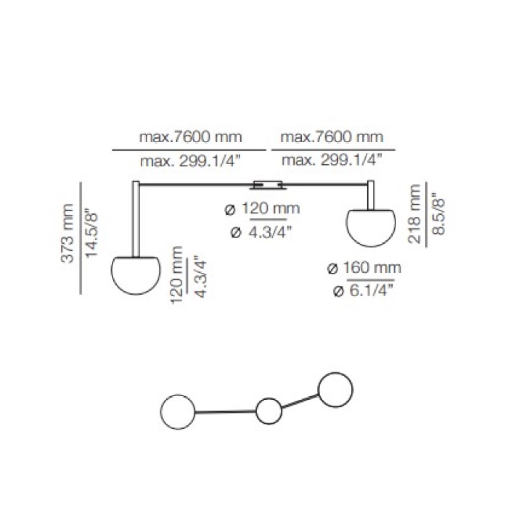Circ R12.1S1M Ceiling Light