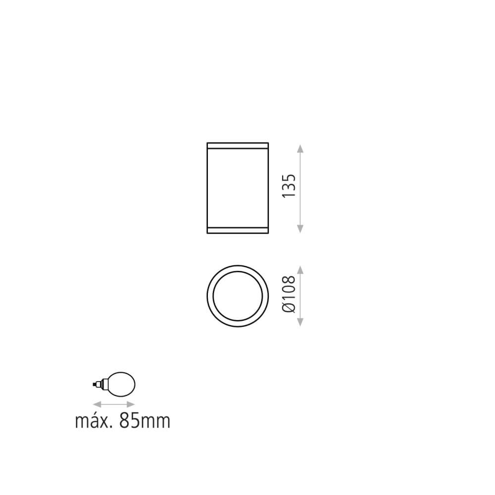 Nori Outdoor Ceiling Light