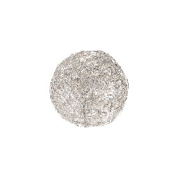 Fil de Fer F stoječa svetilka (Aluminij, Ø30cm)