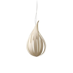 Raindrop viseča svetilka (Bel furnir, 30cm)