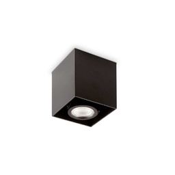 Mood Square stropna svetilka (Črna, 9cm)