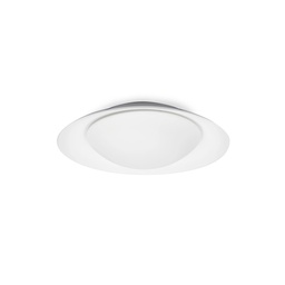Side LED stenska in stropna svetilka (Bela, Ø39cm)