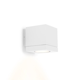 Tube Carré 1.0 LED zunanja stenska svetilka (Bela)