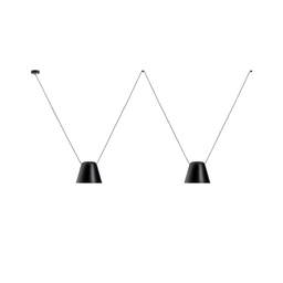 Attic 2 Conic Shape viseča svetilka (Črna, 100)
