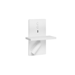 E-lamp stenska svetilka (Bela - Bela)