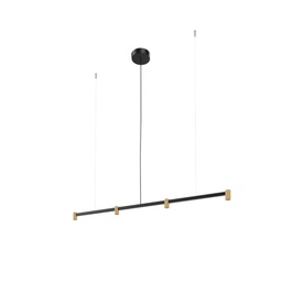 Trace Chandelier 1.0 viseča svetilka (Črna - Šampanjec, 2700K - toplo bela)