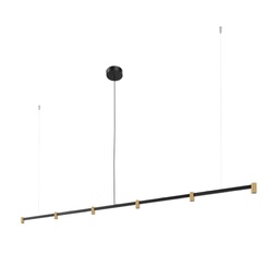 Trace Chandelier 2.0 viseča svetilka (Črna - Šampanjec, 2700K - toplo bela)