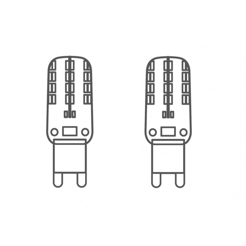 Nemo Lighting G9 LED kit 2x - 4W 2700K - 230V 400lm | formasvetila.si