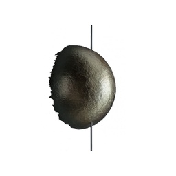 PostKrisi W 21-40 stenska svetilka (Natural, Ø21cm)