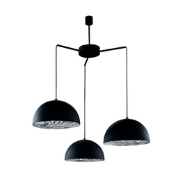 Stchu-Moon 02 lestenec (Srebrni barvni listi, Ø40cm)